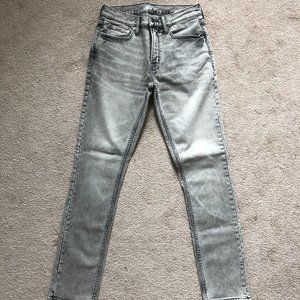 Mens Old Navy Slim Gray-Washed Denim 5-Pocket Jeans NWOT, Size 30-32